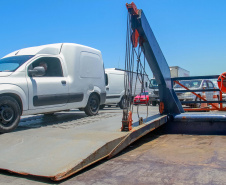 Ferry Boat de Guaratuba registra travessia de 50 mil veículos em uma semana