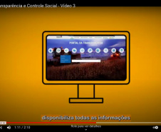 Fazenda divulga o terceiro vídeo da série ‘Transparência e Controle Social’ 