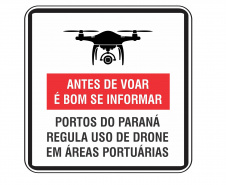 Portos do Paraná regula uso de drone em áreas portuárias 