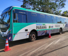 Ônibus “Emprega Mais Paraná” da Secretaria de Justiça, Família e Trabalho inicia atividades em 2022 na Região Metropolitana