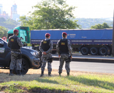 Atuação das forças policiais estaduais com a Força Nacional reduz crimes na região Oeste do PR