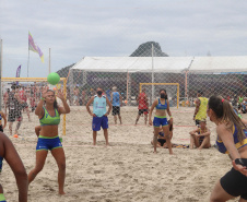  Atletas de todo o Brasil disputam Circuito Brasileiro de Handebol de Praia em Matinhos, no Paraná