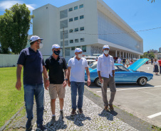 O Departamento de Trânsito do Paraná (Detran-PR), junto com a Federação Brasileira de Veículos Antigos (FBVA), realiza o evento de lançamento do novo modelo de placa preta para veículos de coleção - Curitiba, 22/01/2022