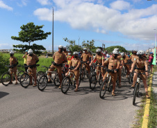 Pedala Paraná reune mais de 200 ciclistas de todo Paraná em desafio de 27 quilômetros, no litoral