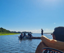 Força-tarefa do IAT combate crimes contra o desmatamento, pesca e caça ilegal, no Oeste e Noroeste