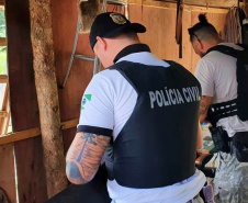 Polícia Civil apreende armas e munições em Guaratuba