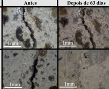 Pesquisadores da UEL utilizam bactérias de cavernas para fechar fissuras em argamassas