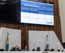 O secretário da Fazenda, Renê Garcia Junior, faz prestação das contas do Estado nesta terça-feira, em audiência pública na Assembleia Legislativa.  