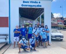 Sanepar coleta 200 quilos de lixo em Guaraqueçaba num único dia