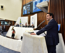 O governador Carlos Massa Ratinho Junior participou nesta quarta-feira (2) da abertura dos trabalhos da 19ª Legislatura da Assembleia Legislativa. 