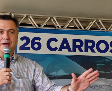 A Secretaria de Estado da Saúde formalizou a entrega de 26 automóveis nesta quarta-feira (2) aos sete municípios que integram a 21ª Regional de Saúde de Telêmaco Borba para o fortalecimento da Estratégia de Saúde da Família (ESF).