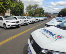 A Secretaria de Estado da Saúde formalizou a entrega de 26 automóveis nesta quarta-feira (2) aos sete municípios que integram a 21ª Regional de Saúde de Telêmaco Borba para o fortalecimento da Estratégia de Saúde da Família (ESF).