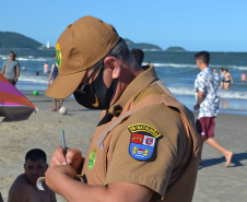 PMPR alerta para a segurança das crianças durante o Carnaval nas praias