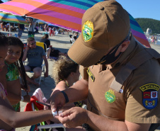 PMPR alerta para a segurança das crianças durante o Carnaval nas praias