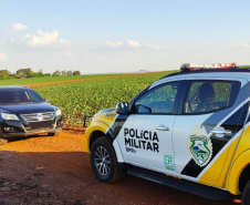 BPRv apreende carro carregado com 300 litros de herbicida no Oeste do estado 