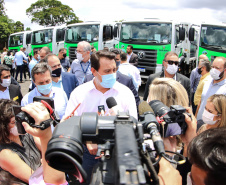 Governador Carlos Massa Ratinho Junior entrega mais 63 veículos da Patrulha Ambiental - Curitiba, 09/02/2022