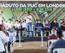 O governador Carlos Massa Ratinho Junior lança nesta sexta-feira (4) a licitação do Viaduto da PUC, em Londrina. 