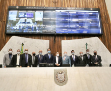 O governador Carlos Massa Ratinho Junior participou nesta quarta-feira (2) da abertura dos trabalhos da 19ª Legislatura da Assembleia Legislativa. 