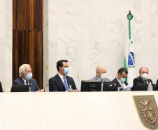 O governador Carlos Massa Ratinho Junior participou nesta quarta-feira (2) da abertura dos trabalhos da 19ª Legislatura da Assembleia Legislativa. 