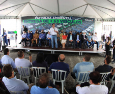 Governador Carlos Massa Ratinho Junior entrega mais 63 veículos da Patrulha Ambiental - Curitiba, 09/02/2022