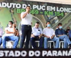 O governador Carlos Massa Ratinho Junior lança nesta sexta-feira (4) a licitação do Viaduto da PUC, em Londrina. 