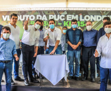 O governador Carlos Massa Ratinho Junior lança nesta sexta-feira (4) a licitação do Viaduto da PUC, em Londrina. 