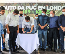 O governador Carlos Massa Ratinho Junior lança nesta sexta-feira (4) a licitação do Viaduto da PUC, em Londrina. 