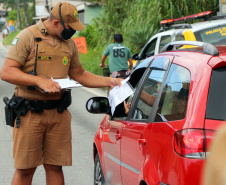 Operação Barreira realiza bloqueios policiais no litoral parananse