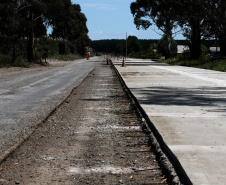 Pavimentação em concreto da PRC-280 no Sudoeste chega a 19% de conclusão