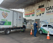 Frotas de veículos da Ceasa Curitiba recebem testes de opacidade