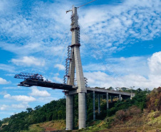 Ponte da Integração Brasil - Paraguai 76%
