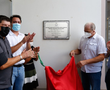 O governador Carlos Massa Ratinho Junior participou nesta quinta-feira (03) da inauguração do Centro Municipal de Educação Infantil (CMEI) Miguel Eduardo Nalini Adur, em Pitanga, na Região Central do Paraná. 