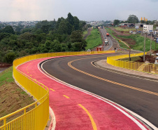 DER/PR libera duas novas alças de viaduto em Cascave