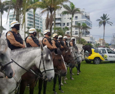 Polícia Militar incrementa policiamento com unidades especializadas no Litoral