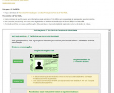 Polícia Civil presta serviço de mudança de foto do RG pela internet
