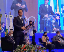 Governador Carlos Massa Ratinho Junior participa do 11º Encontro de Líderes Representantes do Sistema Confea/Crea e Mútua.
