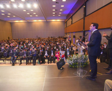 Governador Carlos Massa Ratinho Junior participa do 11º Encontro de Líderes Representantes do Sistema Confea/Crea e Mútua.