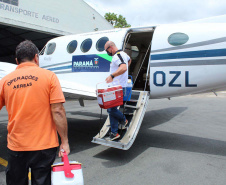 Com suporte do Estado, órgãos para transplante são levados de Francisco Beltrão para Curitiba e podem salvar até cinco vidas