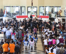 Concertos da Orquestra Sinfônica do Paraná reúne público em Colombo
