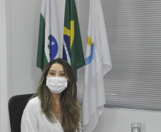 Reuniãop com a prieira dama do estado e presidente do Conselho de Ação Solidária do Paraná, Luciana Saito Massa - 