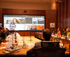 Alunos em intercâmbio no Canadá fazem videoconferência com embaixadora do Canadá no Brasil