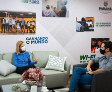 Professora de Harvard e ex-diretora de Educação do Banco Mundial palestra para educadores da Seed-PR - A professora Claudia Costin realizou nesta segunda-feira (28) uma visita técnica à Seed-PR (Secretaria de Estado da Educação e do Esporte) - Curitiba, 28/03/2022