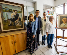  MCAA recebe obras de José Daros, aluno de Andersen notório pelos seus retratos
