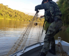  Polícia ambiental reforça combate à pesca predatória em rios e bacias hidrográficas durante período da Piracema