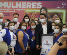 Evento de comemoração do Dia da Mulher no Palácio Iguaçu - Curitiba, 08/03/2022