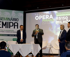 O secretário de Estado da Saúde, Beto Preto, lançou o Programa Opera Paraná.