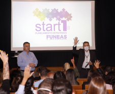 O secretário de Estado da Saúde, Beto Preto durante evento da  Fundação Estatal de Atenção em Saúde do Paraná (Funeas) -  Curitiba, 21/03/2022