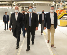 Governador Carlos Massa Ratinho Junior Visita a Fabrica da Incepa em Campo Largo.