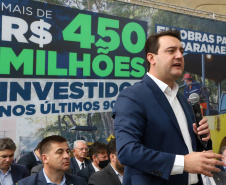 Governador Carlos Massa Ratinho Junior Libera 420 Milhoes para açoes de Desenvolvimento Urbano em quase 300 Municipios do Estado. Foto: Ari Dias/ AEN.