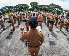 Governador Carlos Massa Ratinho Junior participa da solenidade de 51 anos da Academia Policial Militar do Guatupê - Curitiba, 08/03/2022